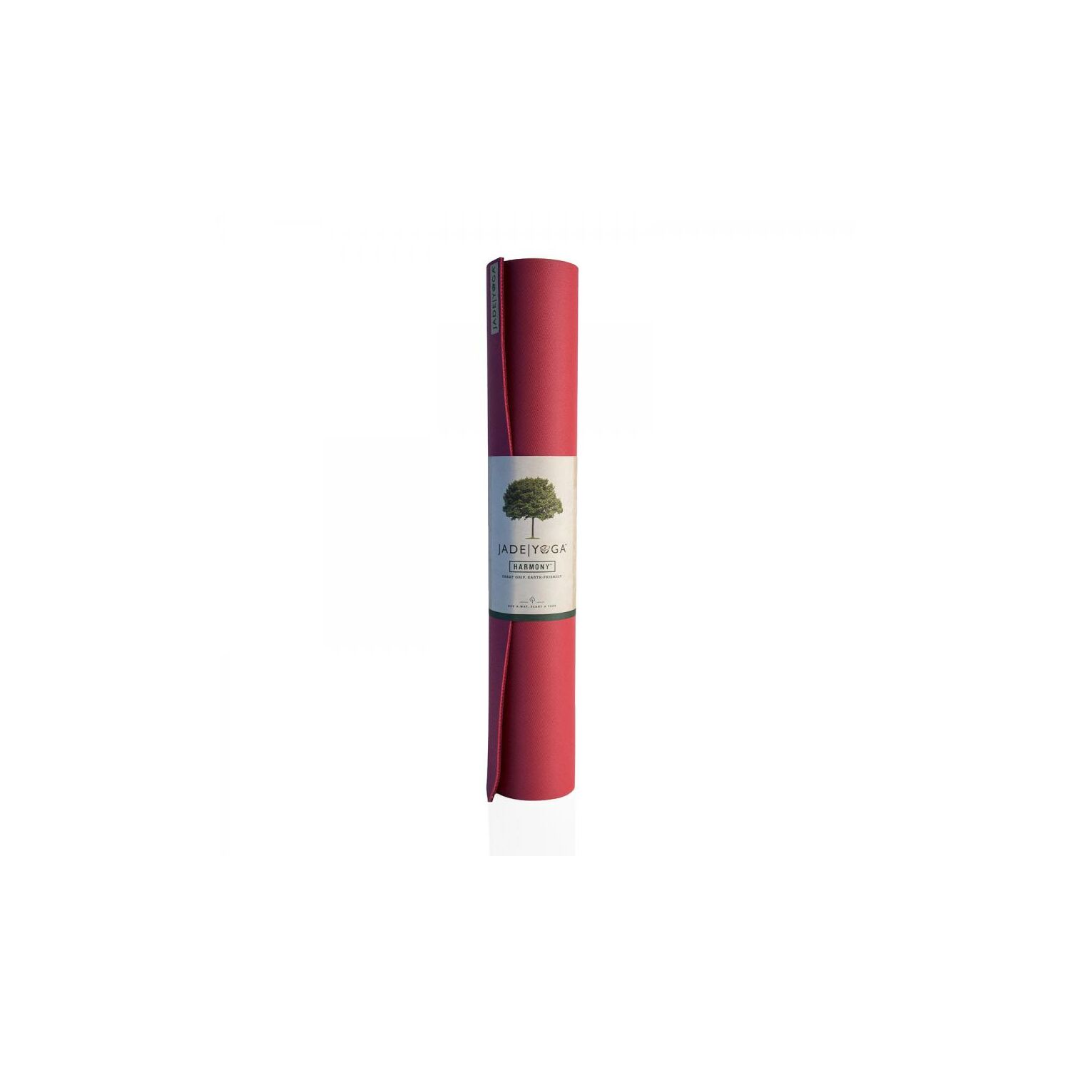 Jógaszőnyeg Jade Harmony-Raspberry - természetes gumi- málna piros- 5MM - 173 x 61cm