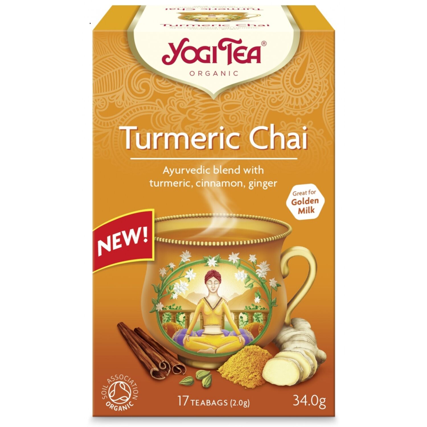 Yogi tea - Turmeric Chai - Kurkumás chai tea