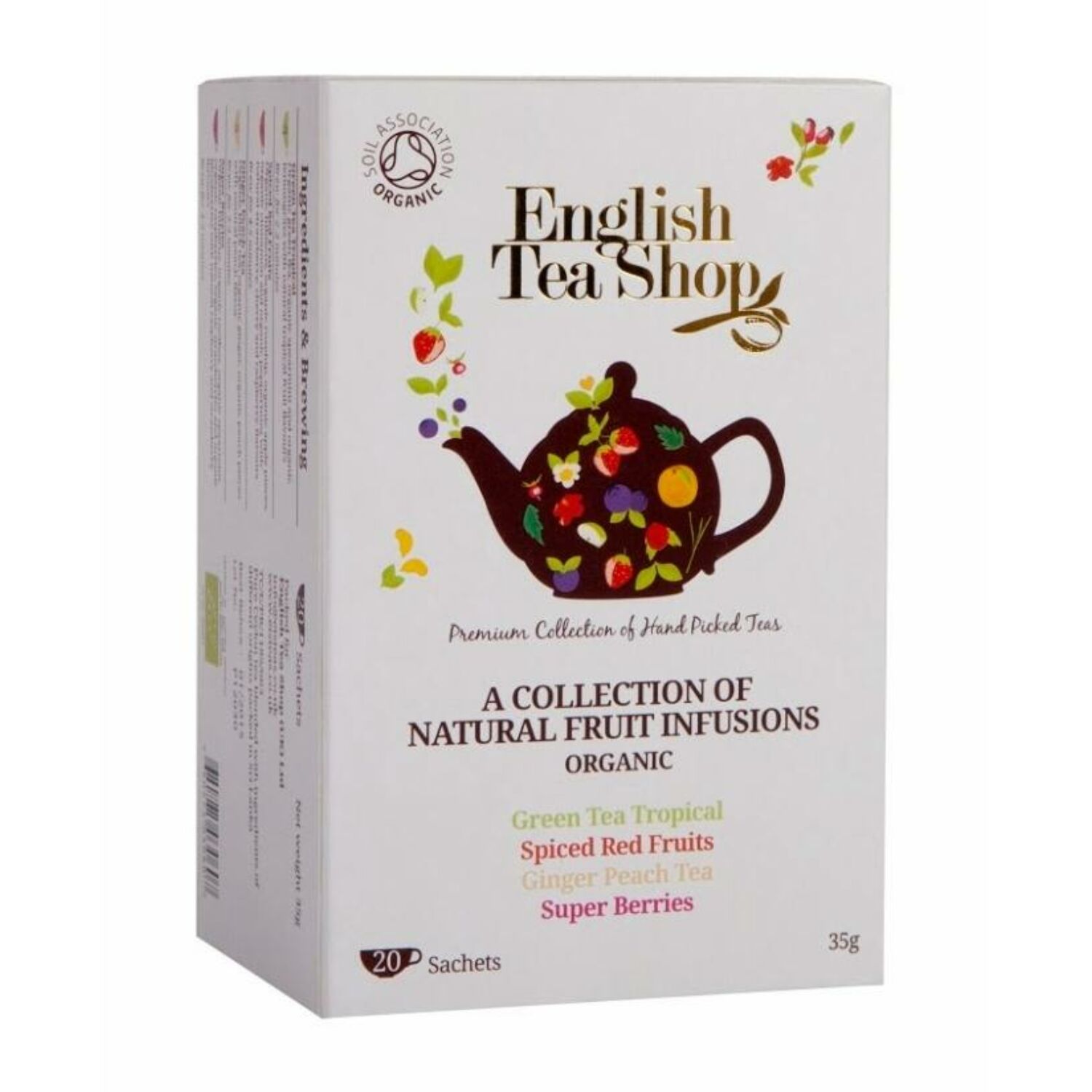 English Tea Shop bio gyümölcstea variációk 20db