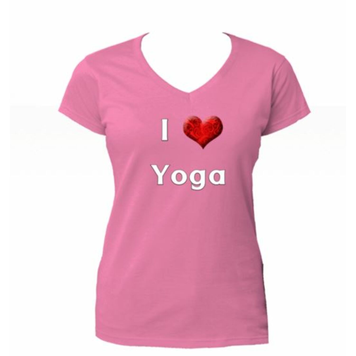 Póló: I love Yoga - pink