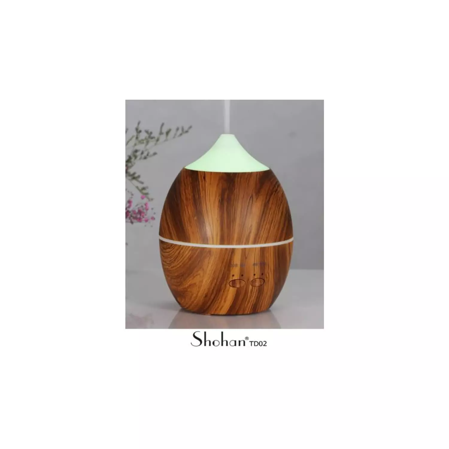 Shohan TD 02 ultrahangos aroma diffúzor, sötét fa színű