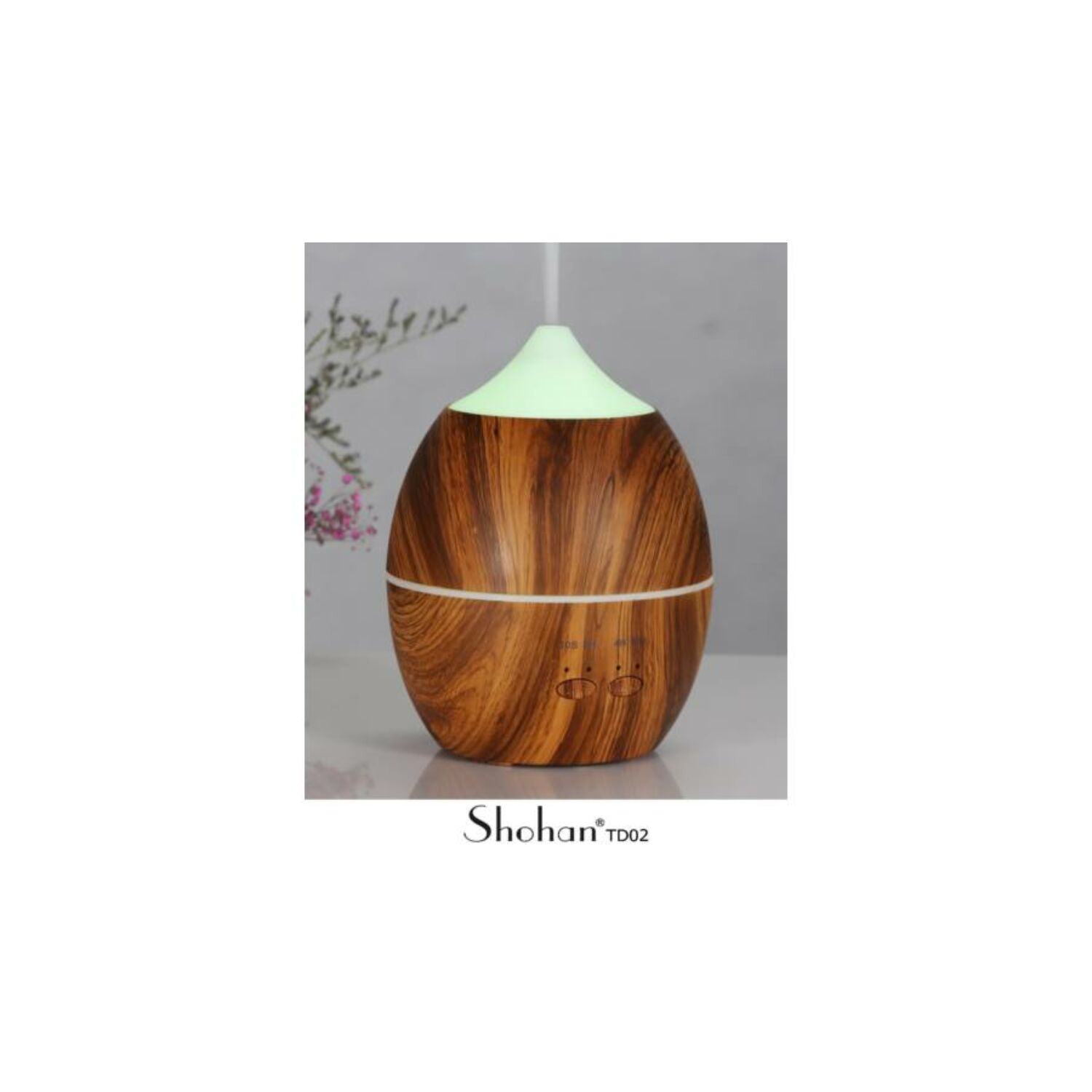 Shohan TD 02 ultrahangos aroma diffúzor, sötét fa színű