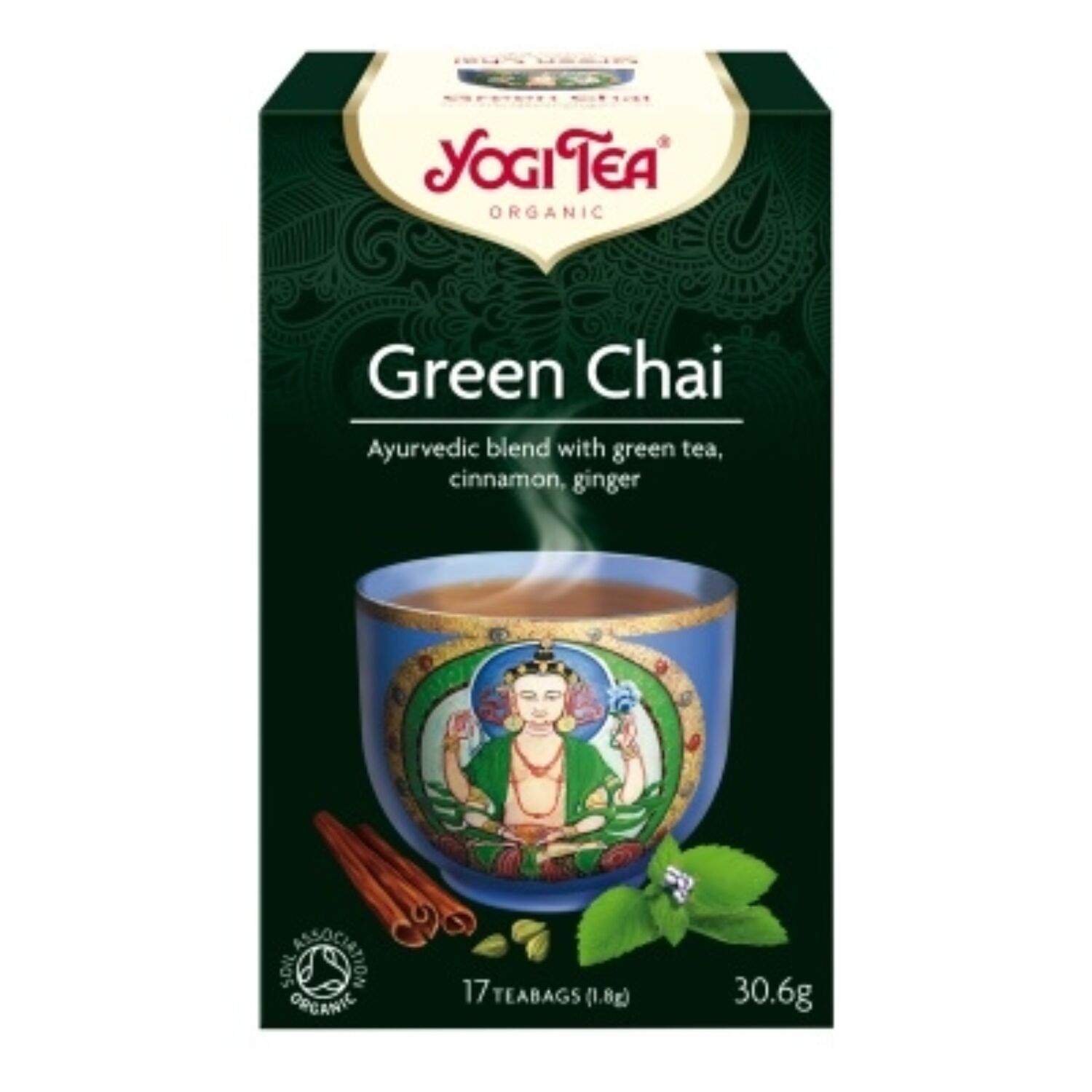 Yogi tea - Green Chai - Zöld Chai tea, bio