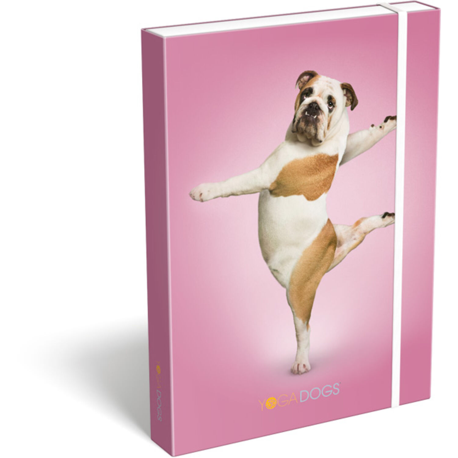 Yoga Dogs Füzetbox - Bulldog