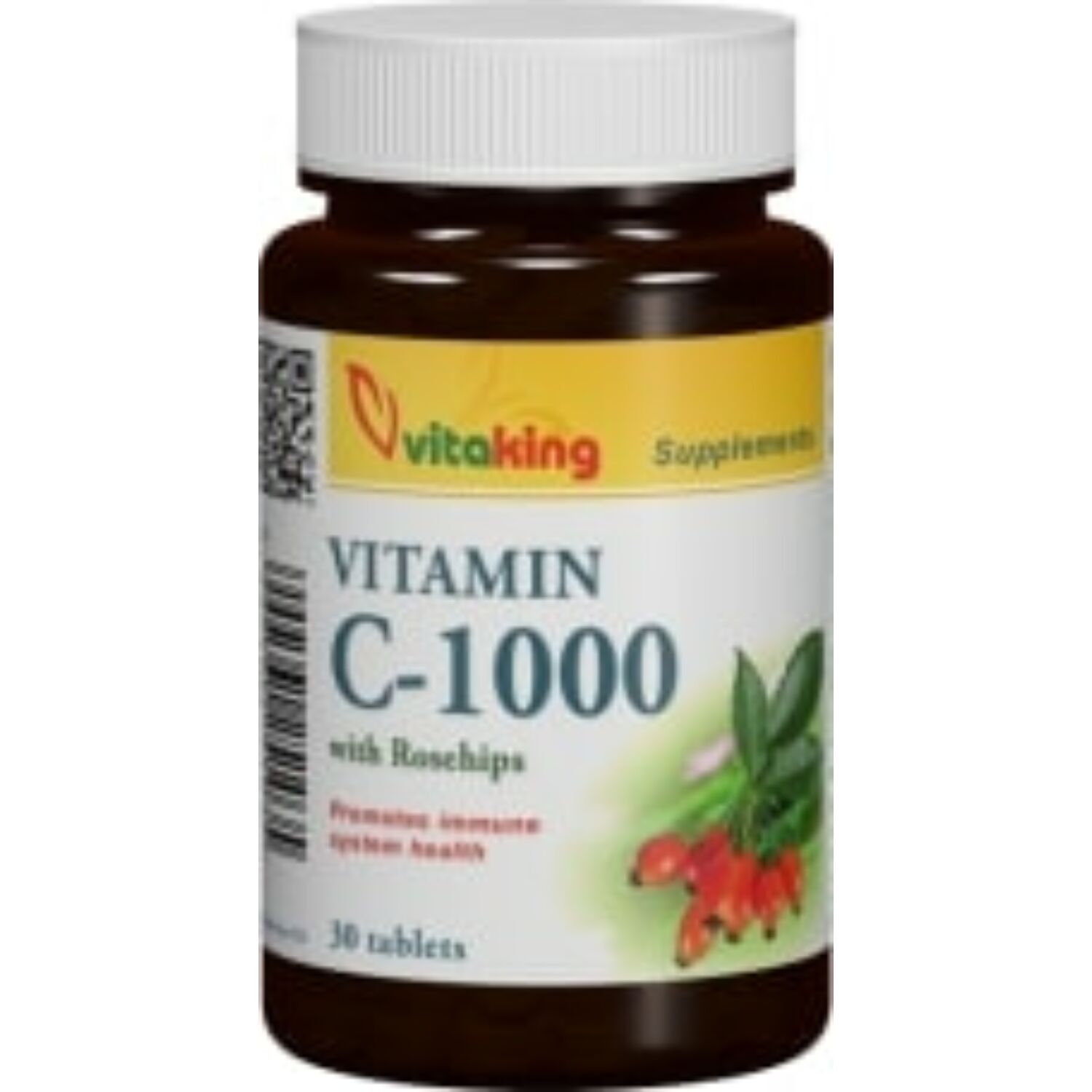 Vitaking C-vitamin 1000mg,  csipkebogyóval - 30 db