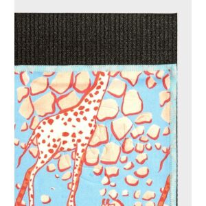 Manduka eQua  törölköző -giraffes blue