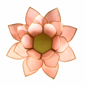 Mécsestartó Lótuszvirág 13,5 cm - pink