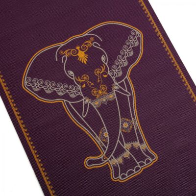 Design jógaszőnyeg BIG ELEPHANT, kétszínű, - Leela kollekció - 183x60 - 4,5MM