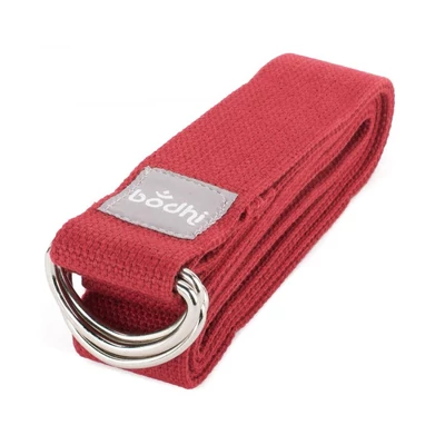 2in1 Jóga heveder és hordozópánt, Yamala 200 x 3,8 cm, burgundy