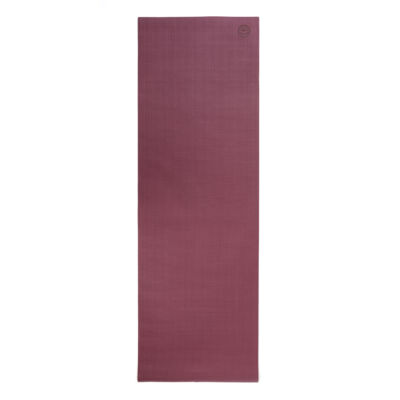 Asana jóga szőnyeg, 183 x 60 x 0,45 cm, PVC Piros Szilva, /Red plum