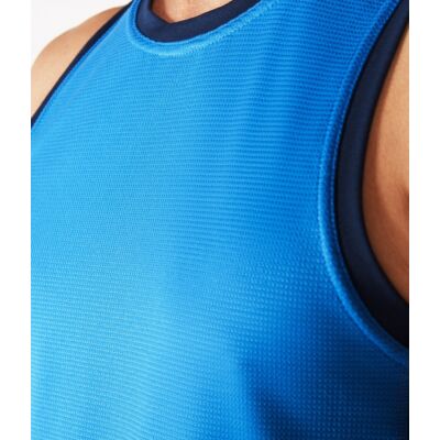 Manduka Minimalist 2.0 sport trikó, True Blue/Kék, S, jól szellőző anyagból
