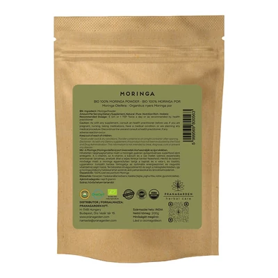Pranagarden - Moringa por 200 g - A superfood gyógynövény
