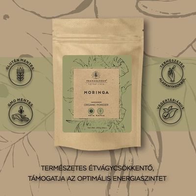 Pranagarden - Moringa por 200 g - A superfood gyógynövény