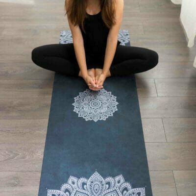 Yoga Design Lab Travel matrac 1 mm Mandala Sapphire, sötétkék