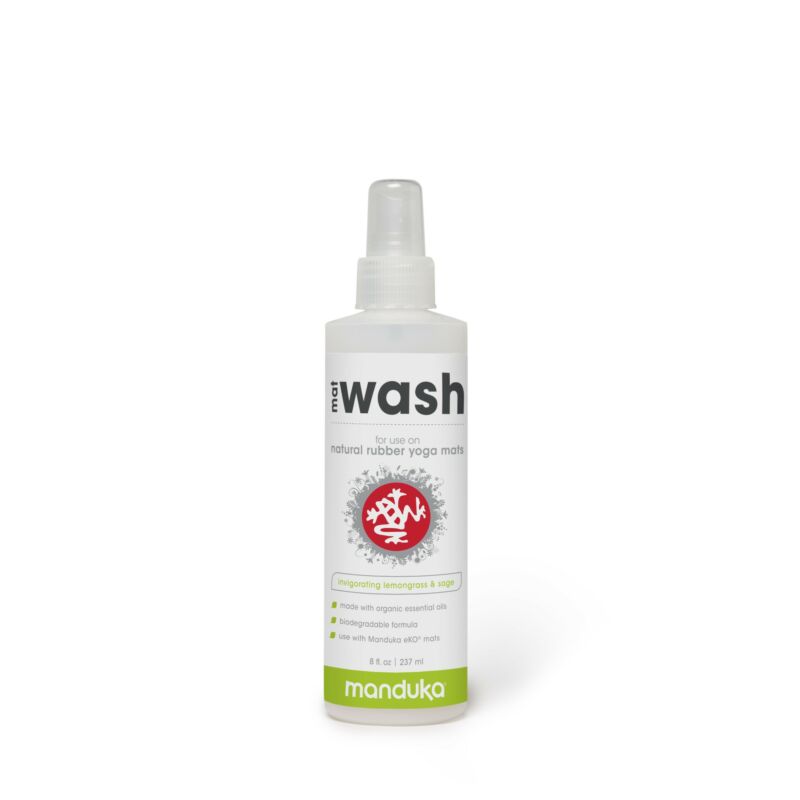 Tisztító spray - Manduka Mat Wash Restore, Lemongrass, 237 ml, citromfű, gumi, kaucsuk matracokhoz