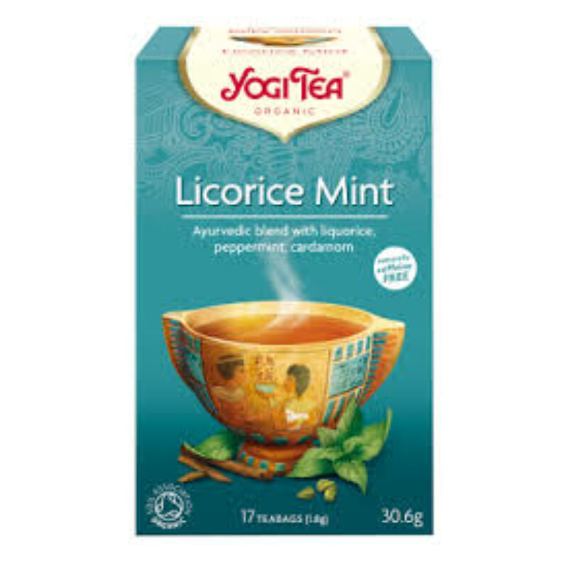 Yogi tea - Licorice Mint  - Édesgyökér tea mentával